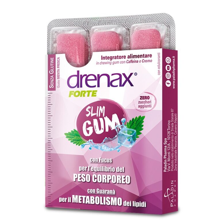 Дренакс Форте Дъвки за отслабване с фукус - Slim Gum, 9 броя