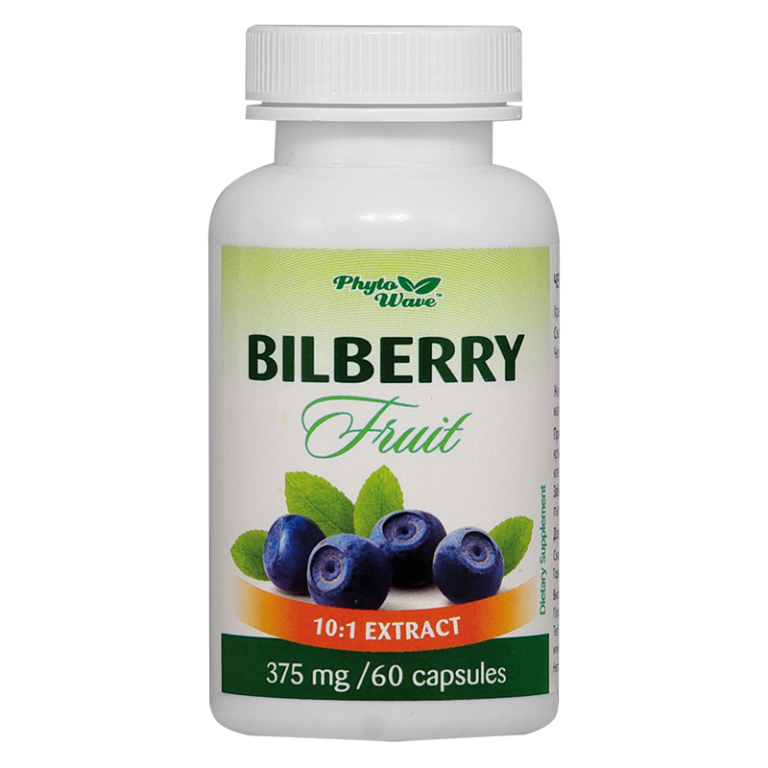 Bilberry Fruit/ Черна боровинка (плод) 375 mg х 60 капсули