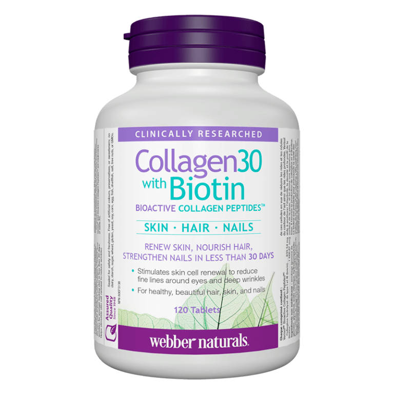 Collagen30® with Biotin / Колаген (биоактивни колагенови пептиди) с биотин, 120 таблетки