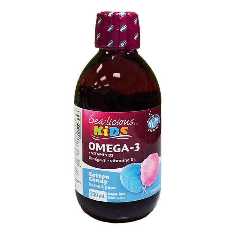 Sea-Licious® Kids Omega-3 + Vitamin D3 / Омега-3 1500 mg + Витамин D3 400 IU за деца, 250 ml