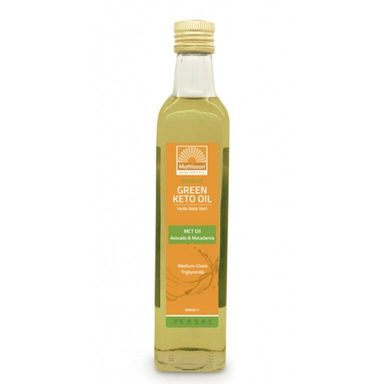 Сърдечно съдова система - Масло Green Keto Oil - MCT, Авокадо и Макадамия, 500 ml