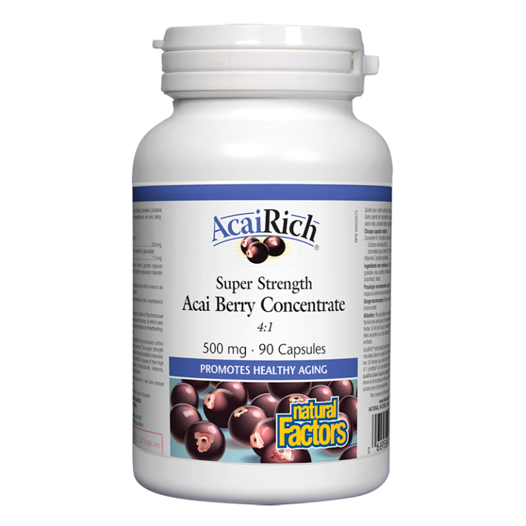 AcaiRich® Acai Berry Concentrate 4:1/ Акай 500 mg x 90 капсули