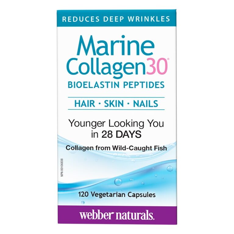 Marine Collagen30® Bioelastin peptides - Морски колаген с био еластинови пептиди, 120 капсули