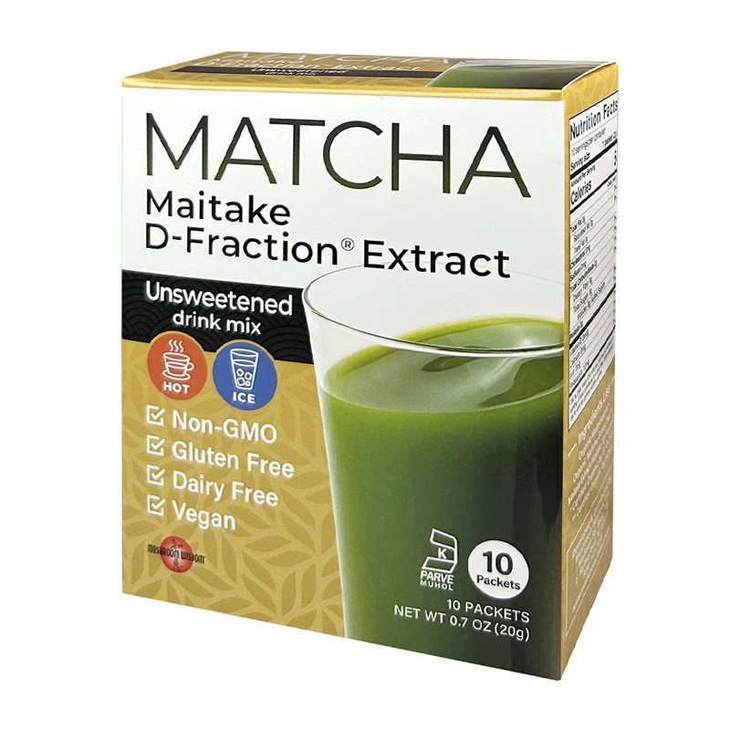 Матча с екстракт от майтаке D-Fraction®, 10 пакетчета
