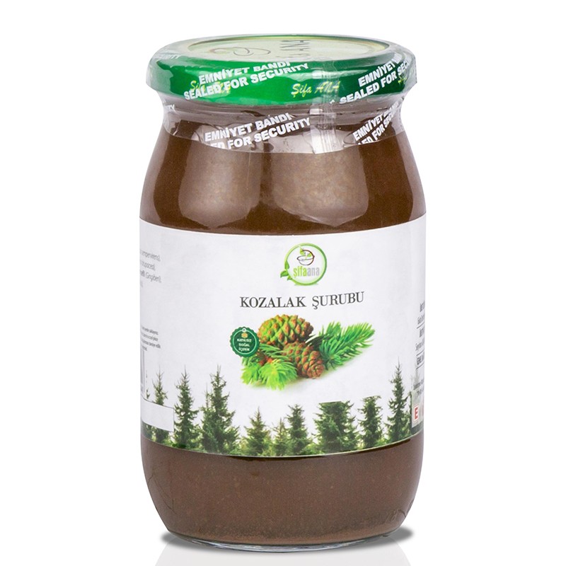 Билков сироп от борови шишарки - при настинка и грип, 370 g