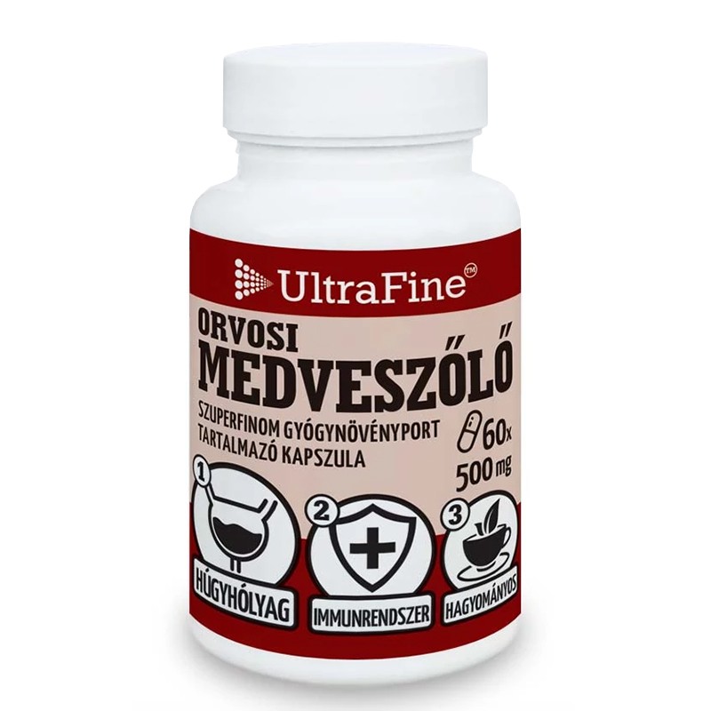 Уринарно здраве - Мечо грозде (лист), 500 mg x 60 капсули