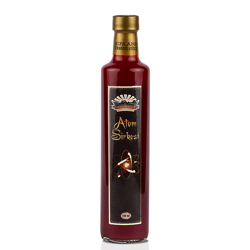 Натурален ябълков оцет с билки и пчелен прашец - Силен имунитет и защита от инфекции, 500 ml