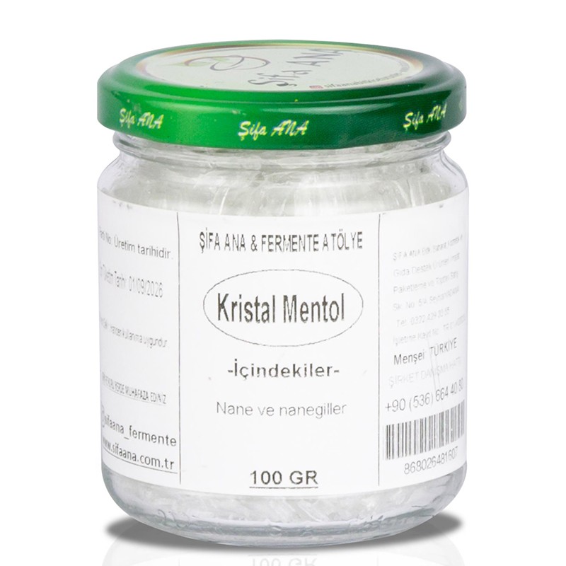 Ментол на кристали - улеснява дишането, 100 g