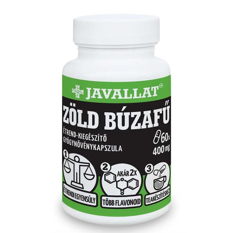 Черен дроб и добро храносмилане - Пшенична трева, 400 mg x 60 капсули