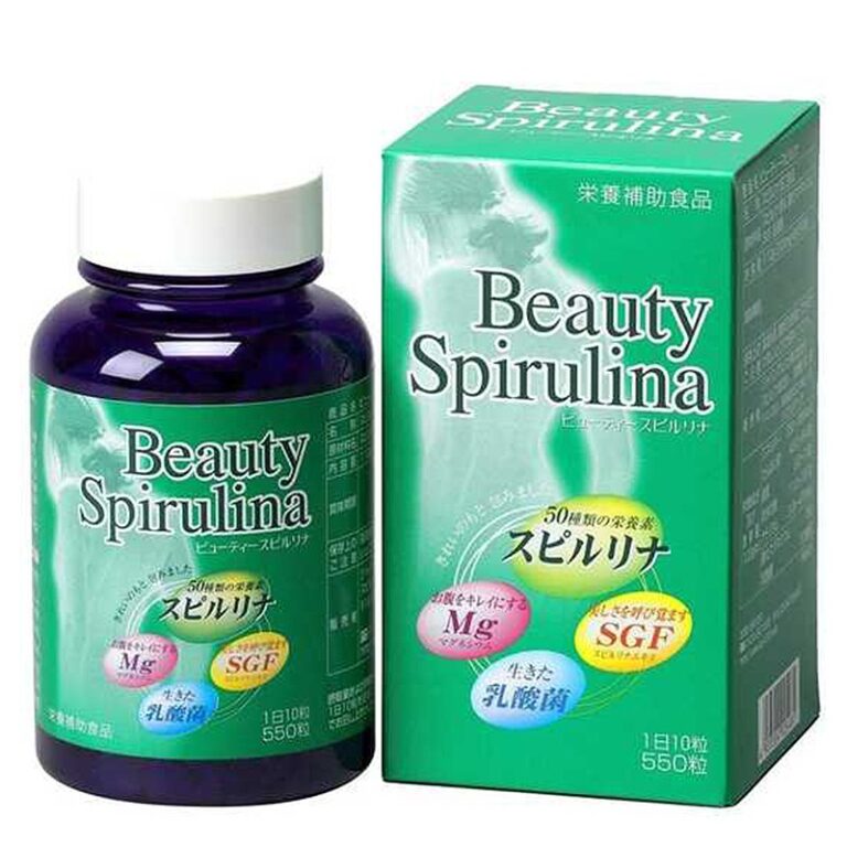 Beauty Spirulina (спирулина, млечно-кисели бактерии + магнезий), 550 таблетки