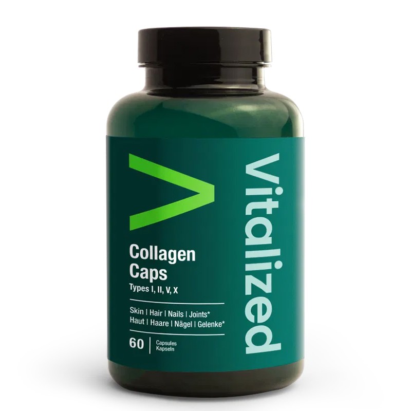 Красива кожа - здрави стави - Морски колаген + яйчена мембрана, яйчени черупки, витамин С и цинк, 60 капсули