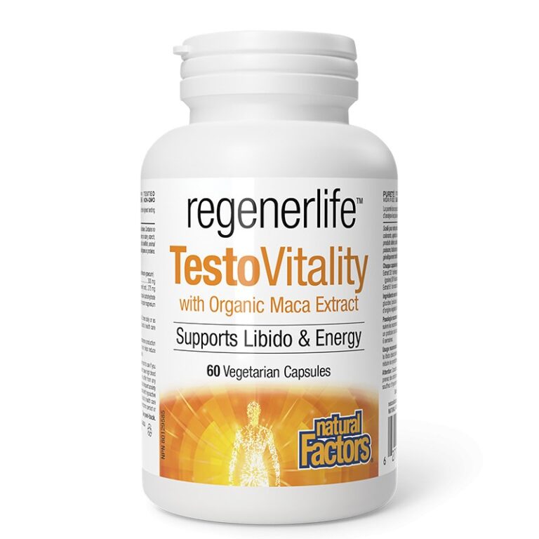 Формула за мъже TestoVitality Regenerlife™ - Тестостерон, енергия и мъжка виталност, 60 капсули