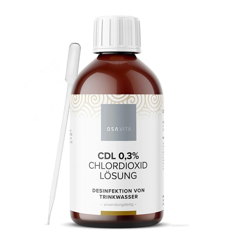 Хлорен диоксид (CDL) 0,3% – Разтвор за дезинфекция на питейна вода, 250 ml