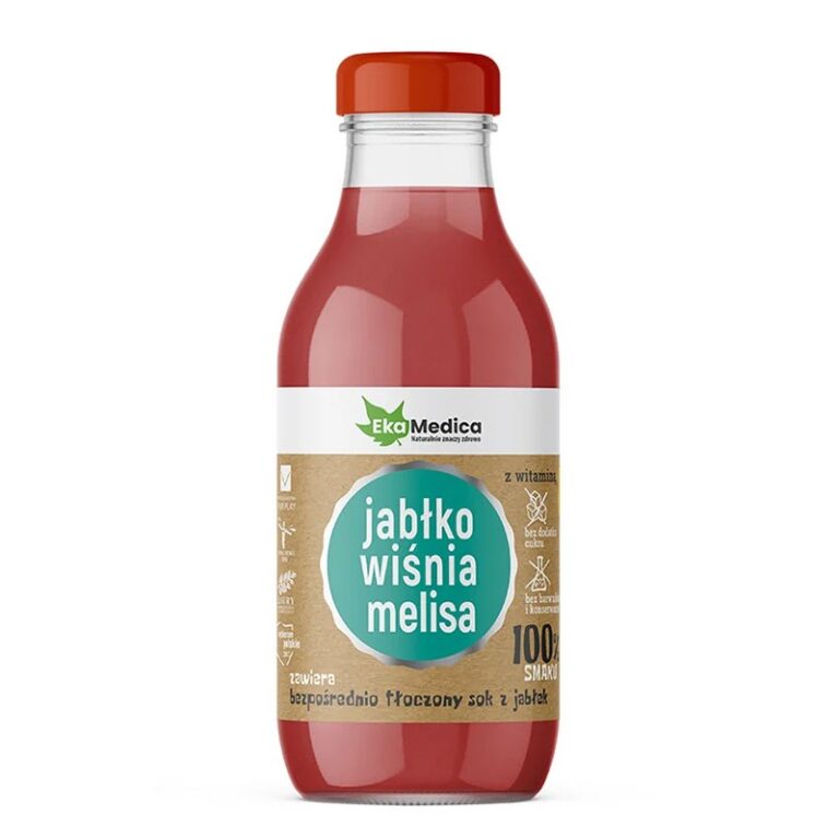 Ябълка + Вишна + Маточина – Срещу стрес и отпадналост, сок 300 ml