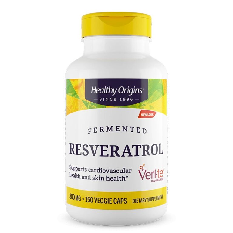 Транс-ресвератрол (98%) Veri-te® – Кръвообращение и клетъчна защита, 300 mg, 150 капсули