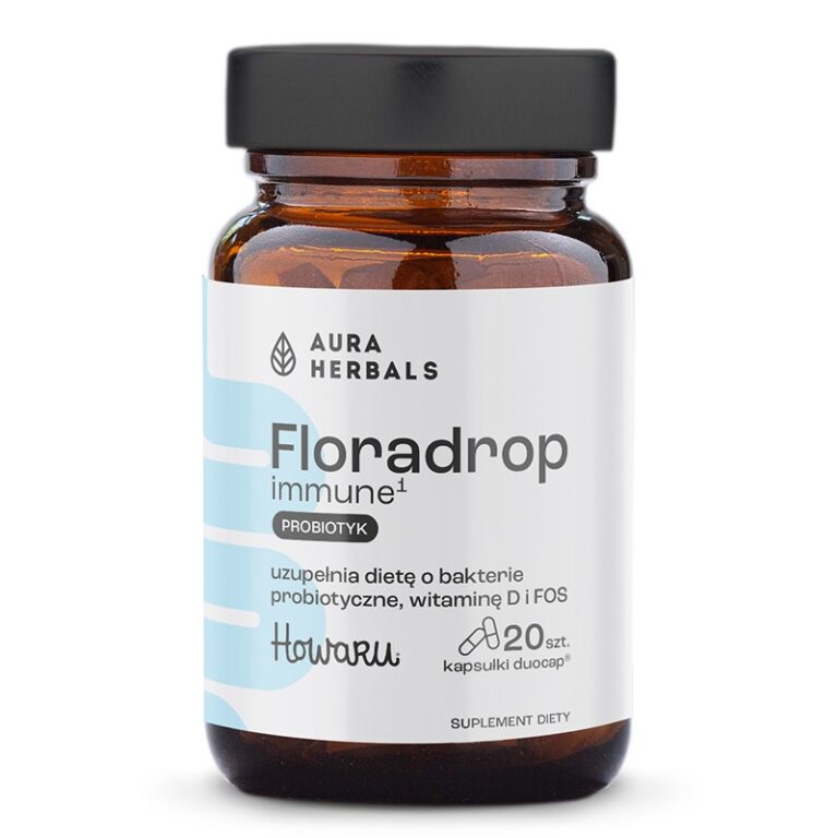 Пробиотик + Витамин D3 – Имунитет и здраве на червата Floradrop, 10 млрд. CFU, 20 капсули