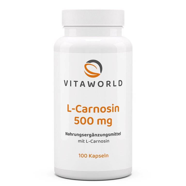L-Карнозин 500 mg – Клетъчна защита и мозъчна функция, 100 капсули