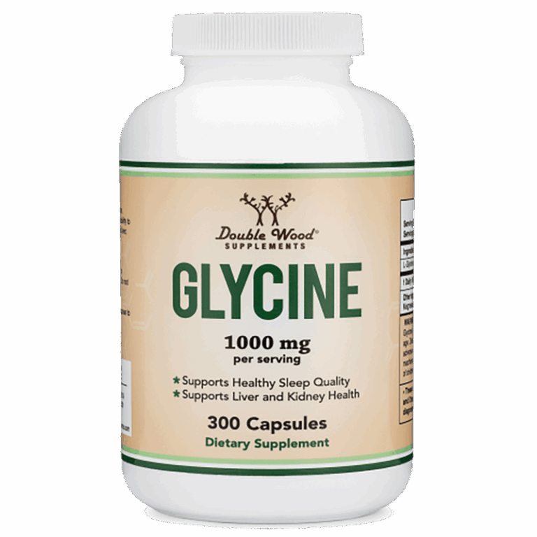 Глицин - за черния дроб, бъбреците, нервната система и мускулите, 500 mg, 300 капсули