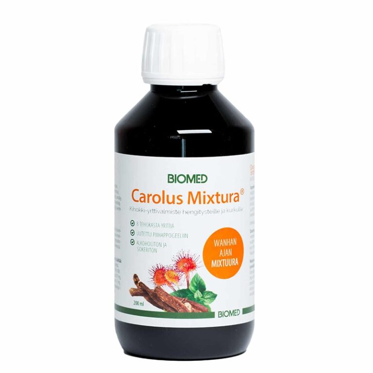 Билков сироп за кашлица и гърлобол - Carolus Mixtura, 200 ml