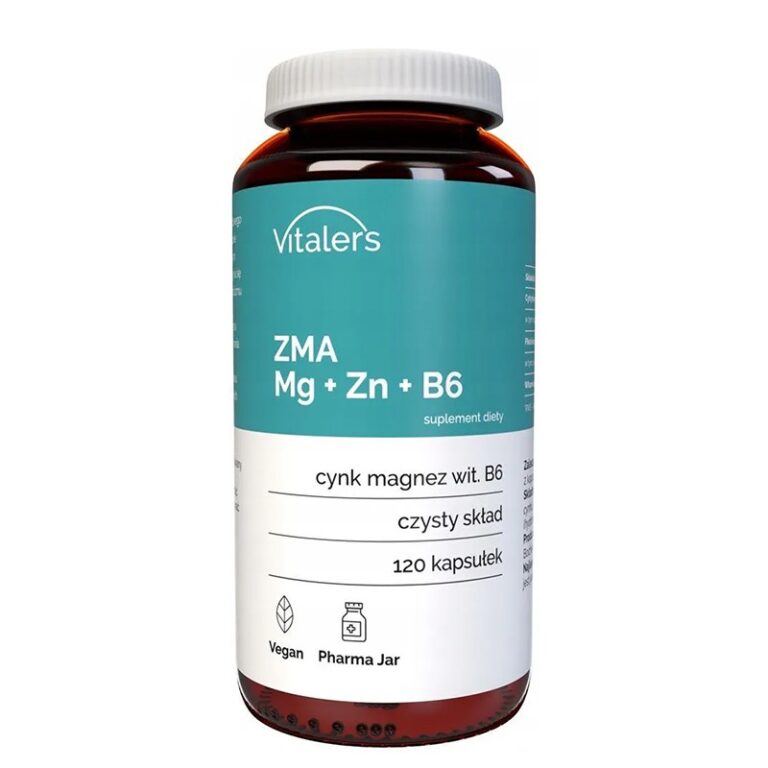 ZMA – Магнезий 240 mg + Цинк 15 mg + Витамин B6 10 mg - Възстановяване, сън и мускулна сила, 120 капсули