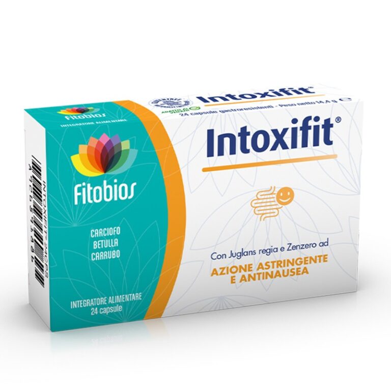 Детокс и чревен баланс с билкови екстракти Intoxifit, 24 капсули