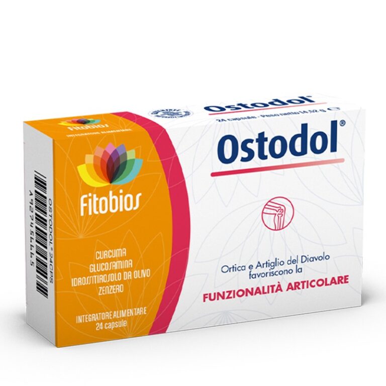 Ostodol – Подвижност и комфорт за ставите с куркума, глюкозамин и дяволски нокът, 24 капсули