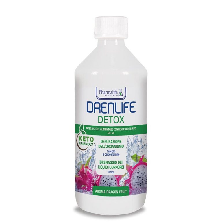Артишок 450 mg + Бял трън + Холин – Пречистване и подкрепа за черния дроб, Drenlife Detox, 500 ml