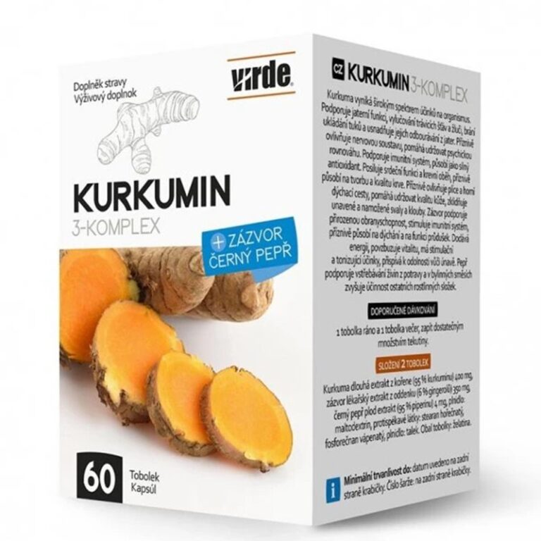 Куркумин 400 mg + Джинджифил 350 mg + Черен пипер – За здрави и подвижни стави, 60 капсули