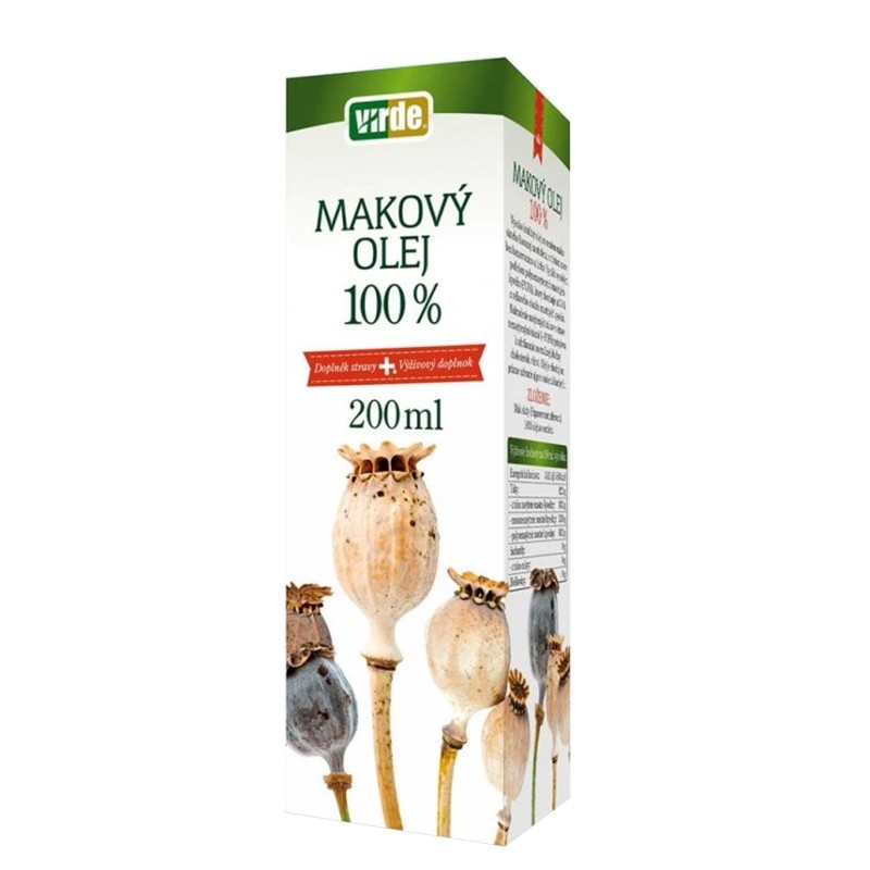 Масло от маково семе – За нормален холестерол и сърдечно здраве, 200 ml