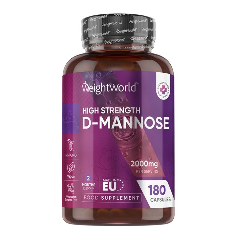 D-Маноза 666 mg – Здрав уринарен тракт, 180 капсули