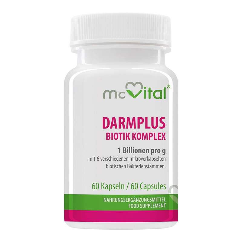 McVital® DarmPlus ProBiotik Komplex - 1 трилион пробиотични бактерии, 60 капсули - Image 2