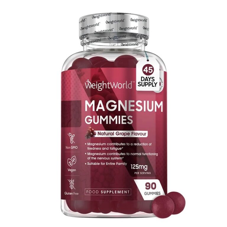 Магнезий цитрат 125 mg – Мускули, енергия и сърце, 90 желирани таблетки