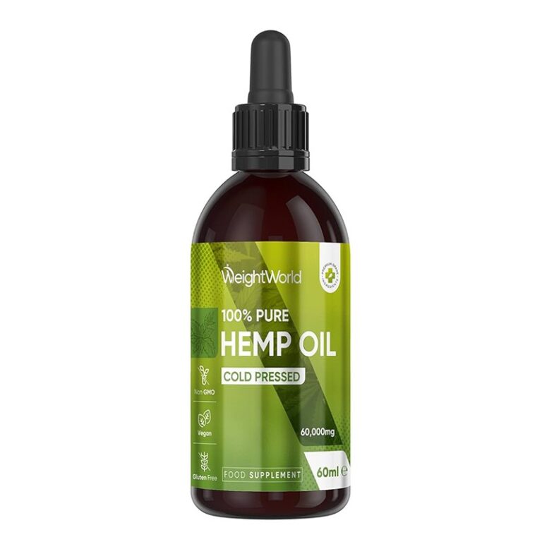 Конопено масло студено пресовано 1000 mg – Хормонален баланс, 60 ml