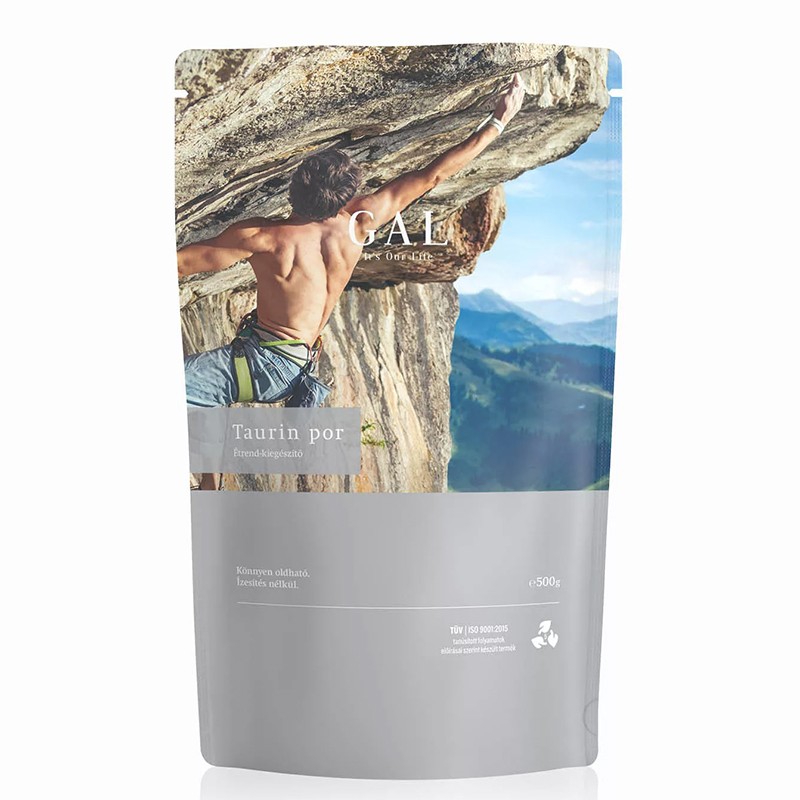 Таурин – Подкрепа за умствена издръжливост, фокус и клетъчно здраве, 3000 mg, над 150 дневни дози, 500 g прах