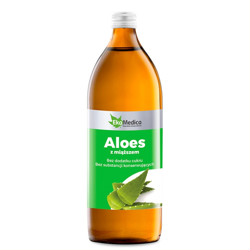 Сок от алое вера с пулпа – имунитет и храносмилане, 1 литър, 20 или 40 дози