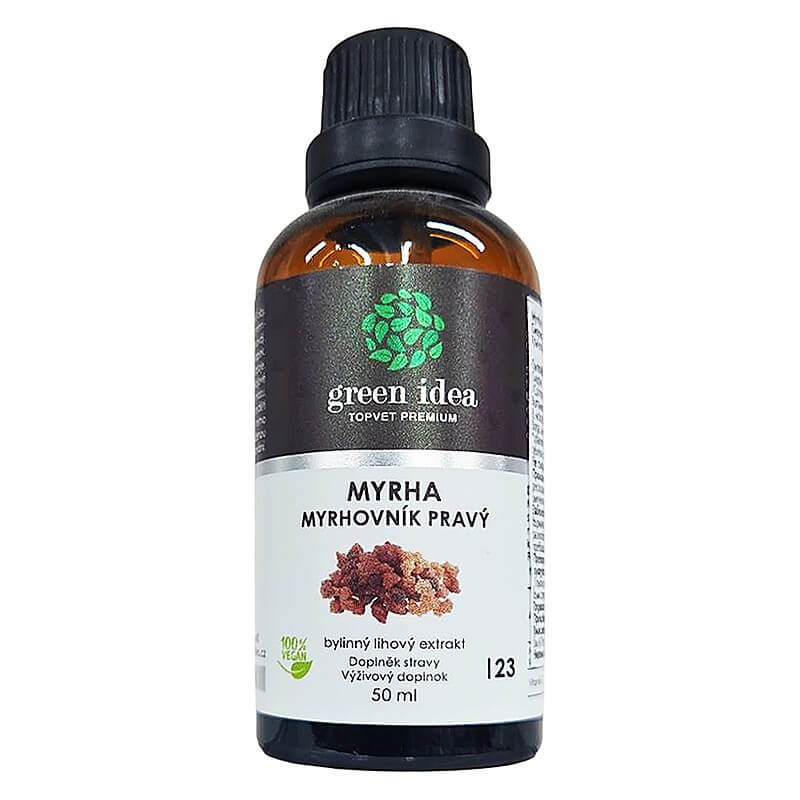 Имунитет и здраво сърце - Смирна (смола) + витамин С, 50 ml тинктура