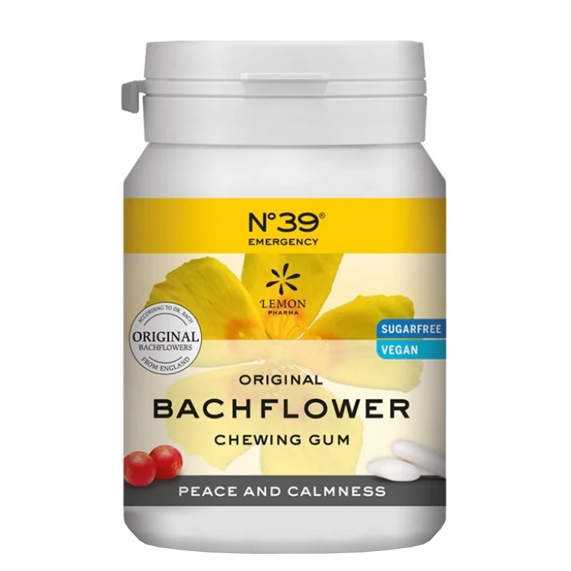 Дъвки с есенции на д-р Бах N°39 – Спокойствие и емоционален баланс, 42 броя