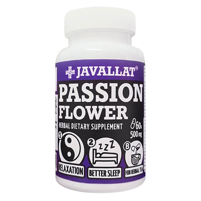 Стрес и безсъние - Пасифлора, 500 mg х 60 капсули