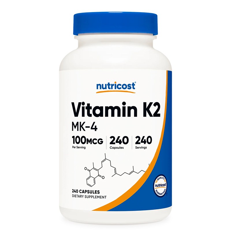 Витамин K2 – Здрави кости и съдове, 100 µg, 240 капсули